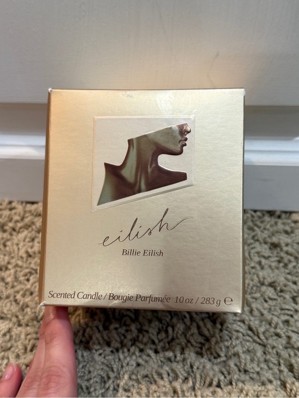 Billie Eilish Gold Scented Candle - Luxe Fragrance Candle